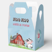 Moo Moo Naam is Twee Jongen Verjaardagsfeest Bedankdoosjes (Geopend)