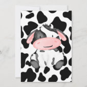 Moo Moo Naam is Twee Jongen Verjaardagsfeest Kaart (Achterkant)