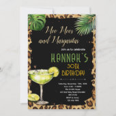 Moo Moos and Margaritas party Invitation Kaart (Voorkant)