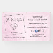 Moo Moo's keukenbanner Spandoek (Horizontaal)