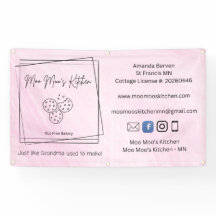 Moo Moo's keukenbanner