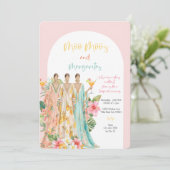 Moo Moo's & Margaritas Tropisch Feest Kaart (Staand voorkant)