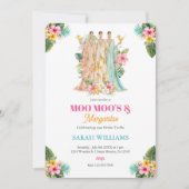 Moo Moos & Margaritas Vrijgezellenfeest Kaart (Voorkant)