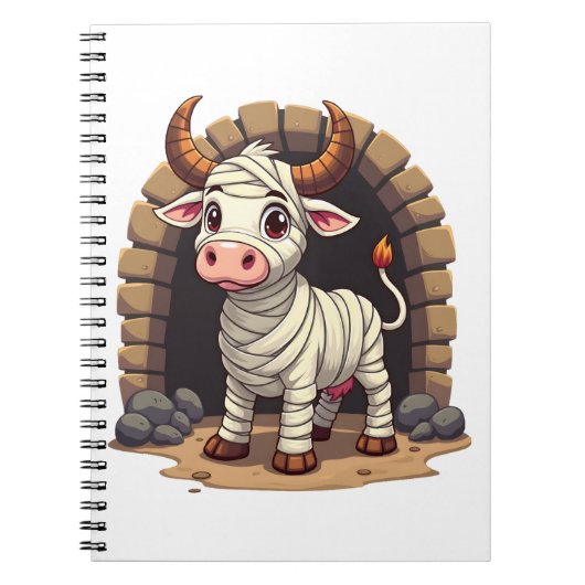 Moo-mummy keert terug notitieboek (Voorkant)