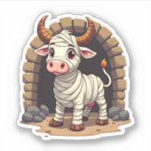 Moo-mummy keert terug sticker (Voorkant)