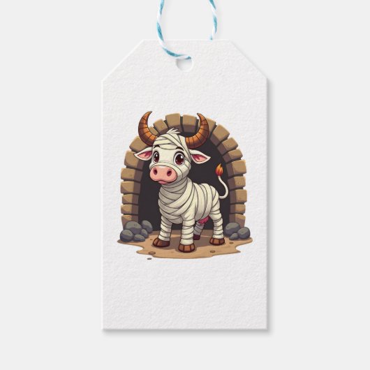 Moo-Mummy Returns Cadeaulabel (Voorkant)