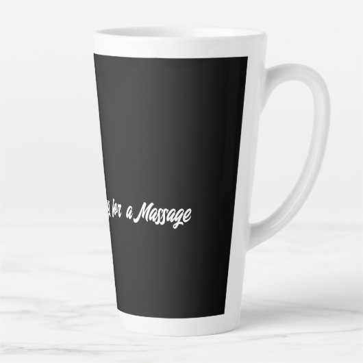 Moo-ning voor bloedbad latte mok (Rechts)