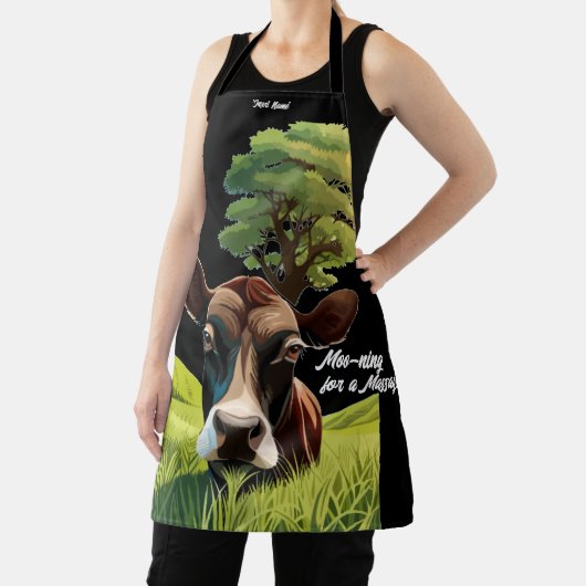 Moo-ning voor bloedbad schort (Insitu)