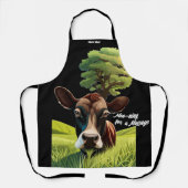 Moo-ning voor bloedbad schort (Voorkant)