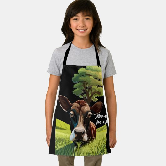 Moo-ning voor bloedbad schort (Insitu)