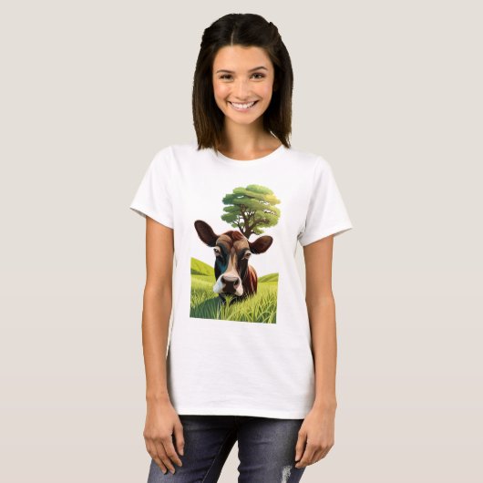 Moo-ning voor bloedbad t-shirt (Voorkant volledig)
