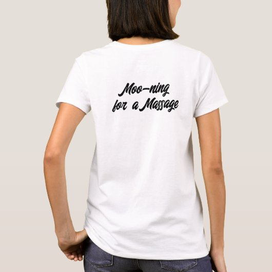 Moo-ning voor bloedbad t-shirt (Achterkant)