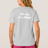 Moo-ning voor bloedbad t-shirt (Achterkant)