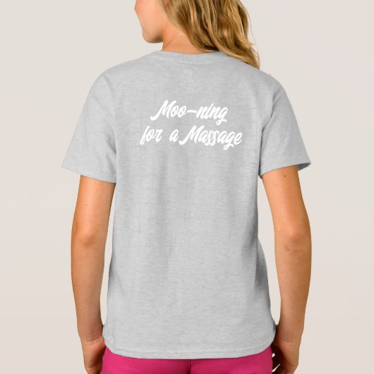 Moo-ning voor bloedbad t-shirt (Achterkant)