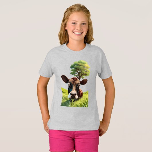 Moo-ning voor bloedbad t-shirt (Voorkant volledig)