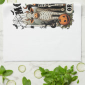 Moo of Boo Halloween Koe Theedoek (Gevouwen)