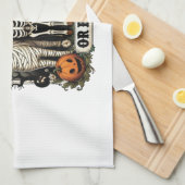 Moo of Boo Halloween Koe Theedoek (Quarter Fold)