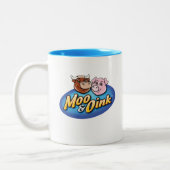 Moo & Oink Coffee-Mok Tweekleurige Koffiemok (Links)
