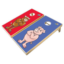 Moo & oink Cornhole Set