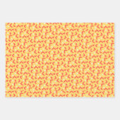 Moo Oranje Groen Rood Inpakpapier Vellen (Voorkant 2)