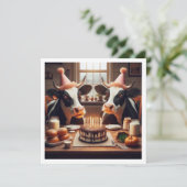 Moo - over! Koe verjaardag, boerderij verjaardagsu Kaart (Staand voorkant)