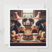 Moo - over! Koe verjaardag, boerderij verjaardagsu Kaart (Voorkant)