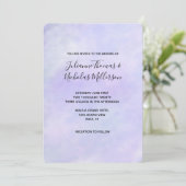 Moo Paars Aquarel Kaart (Staand voorkant)