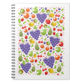 Moo patroon van fruit notitieboek (Voorkant)
