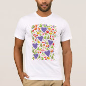 Moo patroon van fruit t-shirt (Voorkant)