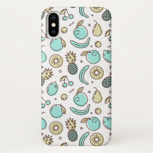 Moo patroon van fruit Zomerlijke lijntekening Case-Mate iPhone Case