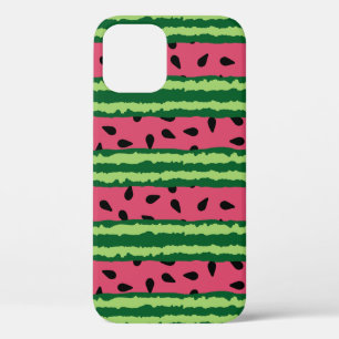 Moo patroon van watermeloen Roze & Groen Case-Mate iPhone Case