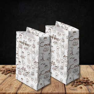 Moo patroon voor koffie Persoonlijk/Zakelijk Wit Klein Cadeauzakje
