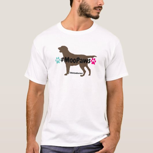Moo Paws T-shirt (Voorkant)