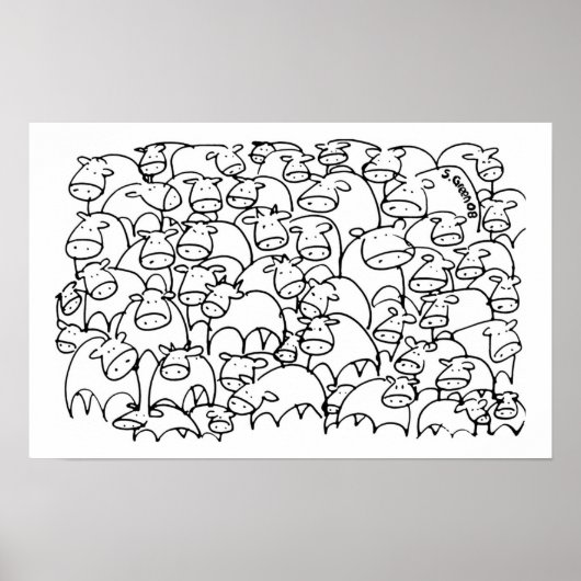 Moo! Poster (Voorkant)