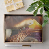 Moo Retro Vintage Paashaas Tissuepapier (Geschenk)