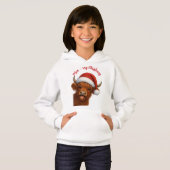 Moo-rry ChristmasT-Shirt (Voorkant volledig)
