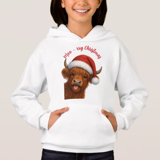 Moo-rry ChristmasT-Shirt (Voorkant)