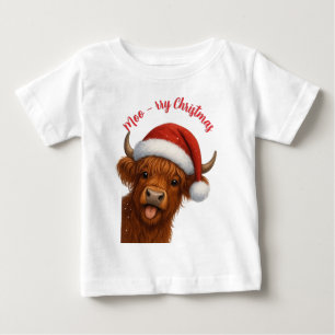 Moo-rry Kerstmis T-Shirt