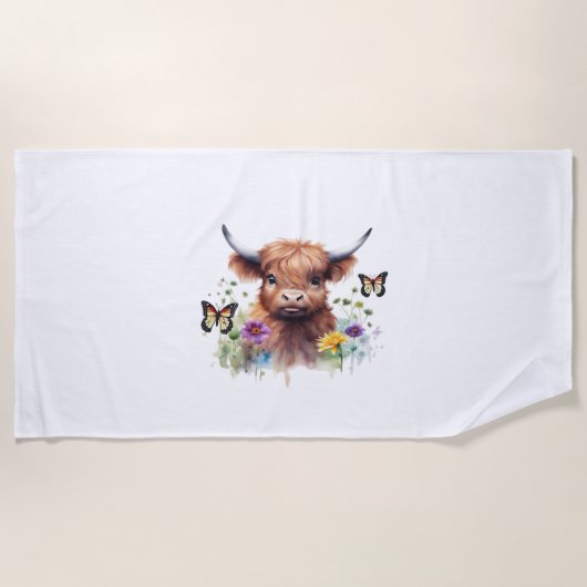 Moo-ry Christmas Classic T-shirt Strandlaken (Voorkant)