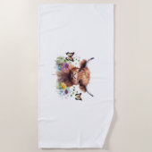 Moo-ry Christmas Classic T-shirt Strandlaken (Voorkant)