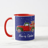 Moo-ry Christmas Highland Koe in Little Red Truck Mok (Links)