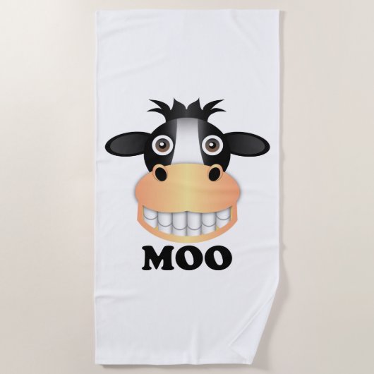 Moo - Strandhanddoek Strandlaken (Voorkant)