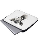 🔌💻 "Moo-Tech" Koe Print Electronics Bag 💻 Laptop Sleeve (Voorkant onderkant)
