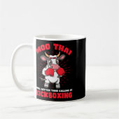 Moo Thai Better Than Kickboxing Design Koffiemok (Links)