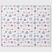 Moo Thee Party Patroon Cadeaupapier (Vlak)