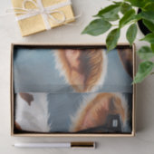 Moo-tiful Style: Koe in Pet en brillenglazen Decou Tissuepapier (Geschenk)