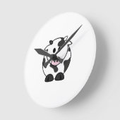 Moo Tijd – Mooie Koe Wandklok (Hoek)