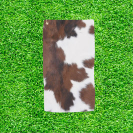 Moo-velous Bruine Koe Print Golfballen Golfhanddoek