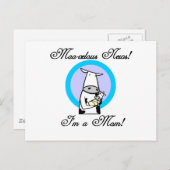 Moo-velous New Mam Tshirts and Gifts Briefkaart (Voorkant / Achterkant)
