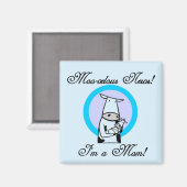 Moo-velous New Mam Tshirts and Gifts Magneet (Voorkant / Achterkant)